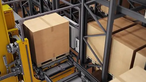 זווית צד של שאטל דו-כיווני לסידור משטחים אוטומטי בעומק רב-שכבתי – יציבות ובטיחות אחסון מירבית