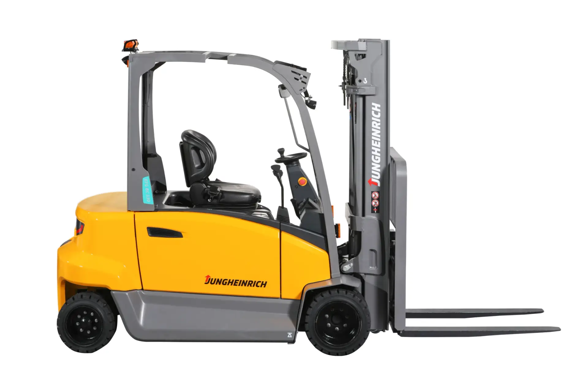 מלגזת משקל נגדי EFG BC 3-30 מבט אחורי על רקע לבן – יונגהיינריך,